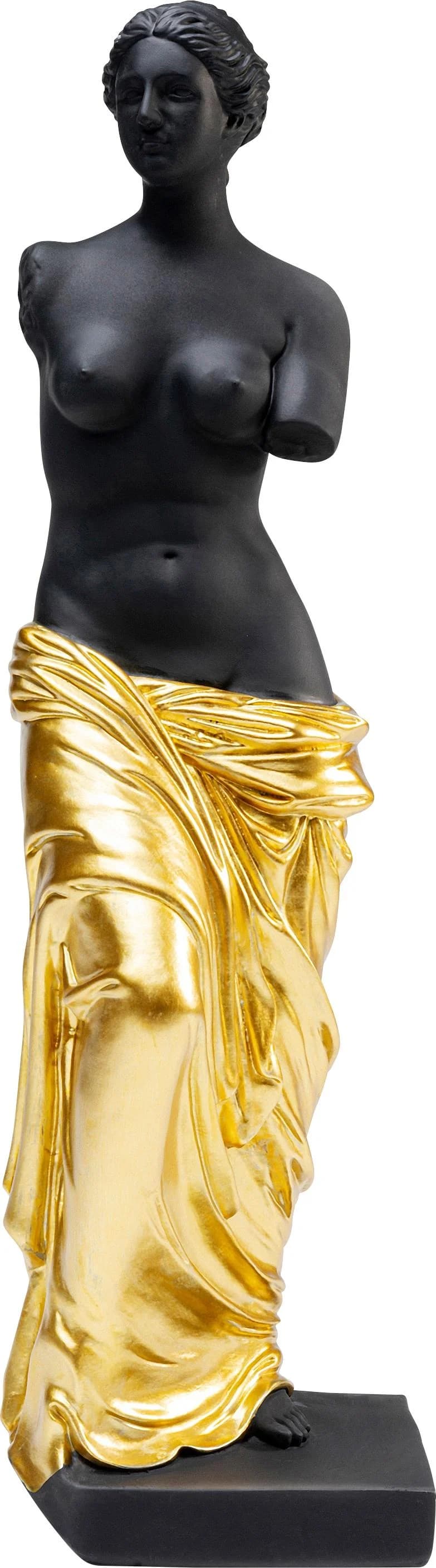 KARE DESIGN Dekofigur Classic Beauty 48cm Gold Schwarz