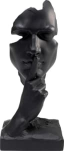 Kare Design Dekoobjekt Quiet Face Schwarz 31cm Bild 2