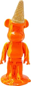 KARE DESIGN Deko Figur Gelato Bear Orange Polyresin Bild 2