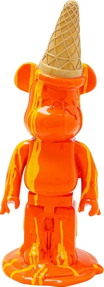 KARE DESIGN Deko Figur Gelato Bear Orange Polyresin - Bild 2
