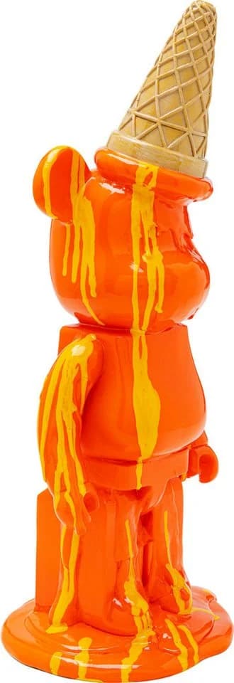 KARE DESIGN Deko Figur Gelato Bear Orange Polyresin - Bild 3