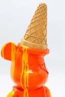 KARE DESIGN Deko Figur Gelato Bear Orange Polyresin Bild 4