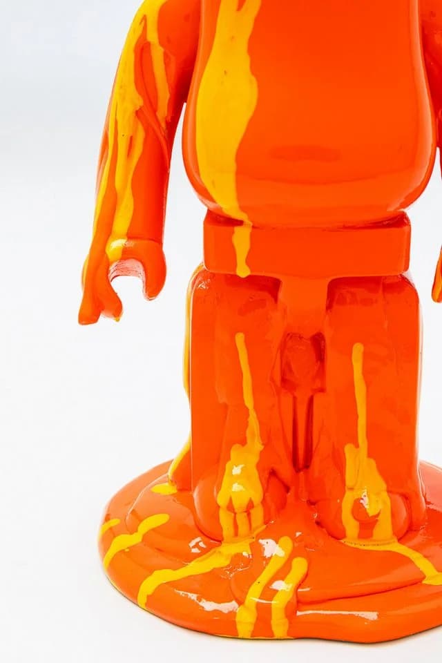 KARE DESIGN Deko Figur Gelato Bear Orange Polyresin - Bild 5
