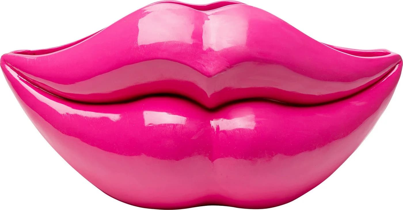 KARE DESIGN Tischvase Vase Lips Pink 28cm - Bild 2