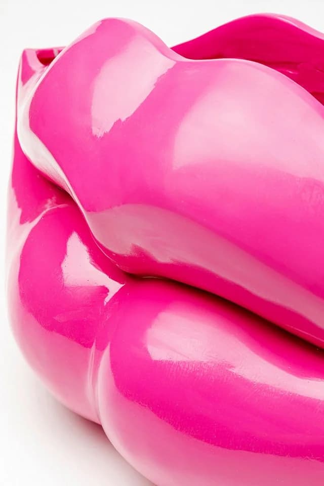 KARE DESIGN Tischvase Vase Lips Pink 28cm - Bild 3