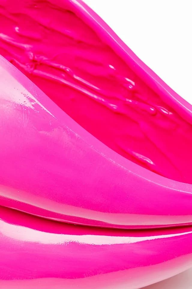 KARE DESIGN Tischvase Vase Lips Pink 28cm - Bild 4