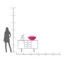 KARE DESIGN Tischvase Vase Lips Pink 28cm Bild 5