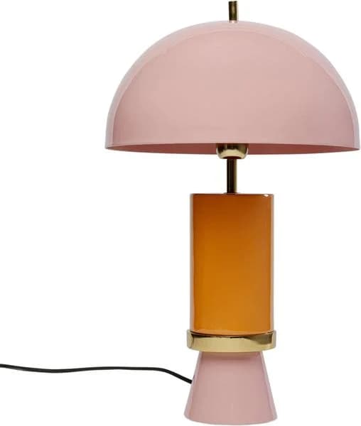 KARE Tischleuchte Josy Pink/Orange Stahl 51 cm