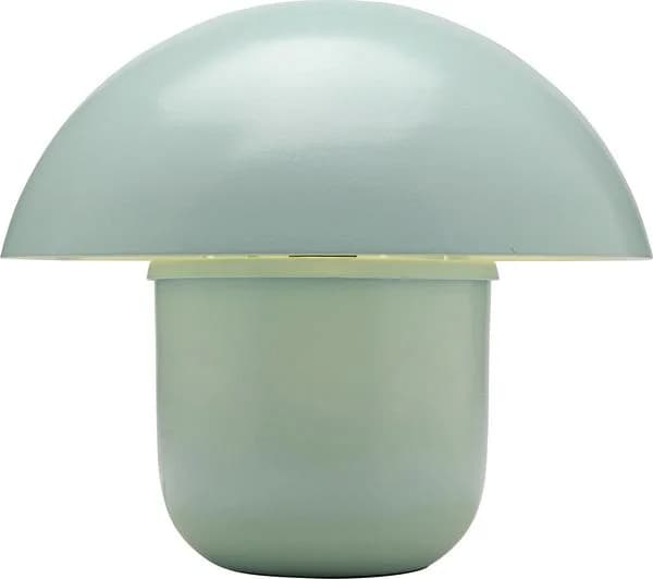 KARE Tischlampe Mushroom, grün, Stahl, Höhe 27 cm