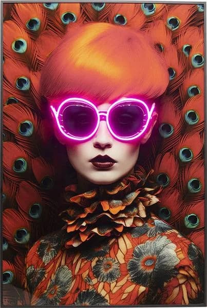 Gerahmtes Bild FANCYLADY Bunt