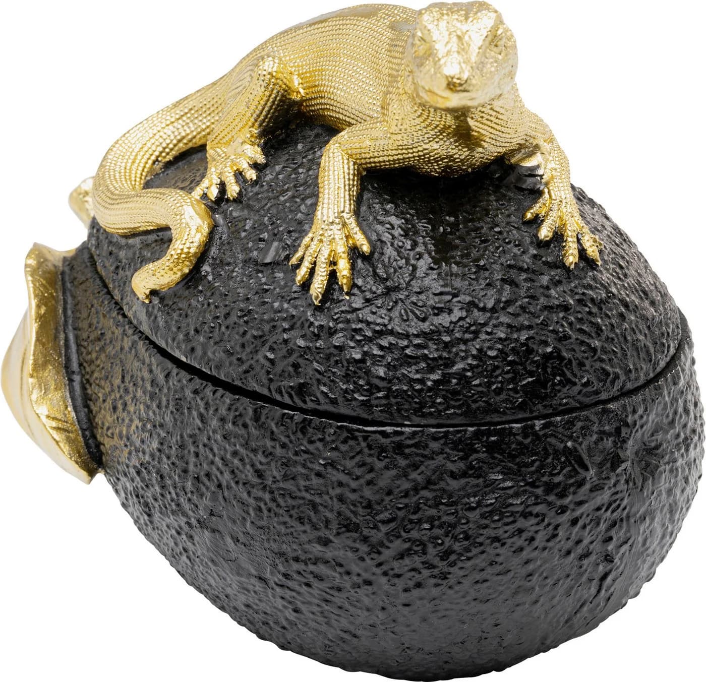 Kare Design Deko-Dose Avocado Lizard 15cm Grün/Gold - Bild 2