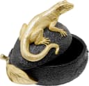 Kare Design Deko-Dose Avocado Lizard 15cm Grün/Gold Bild 3