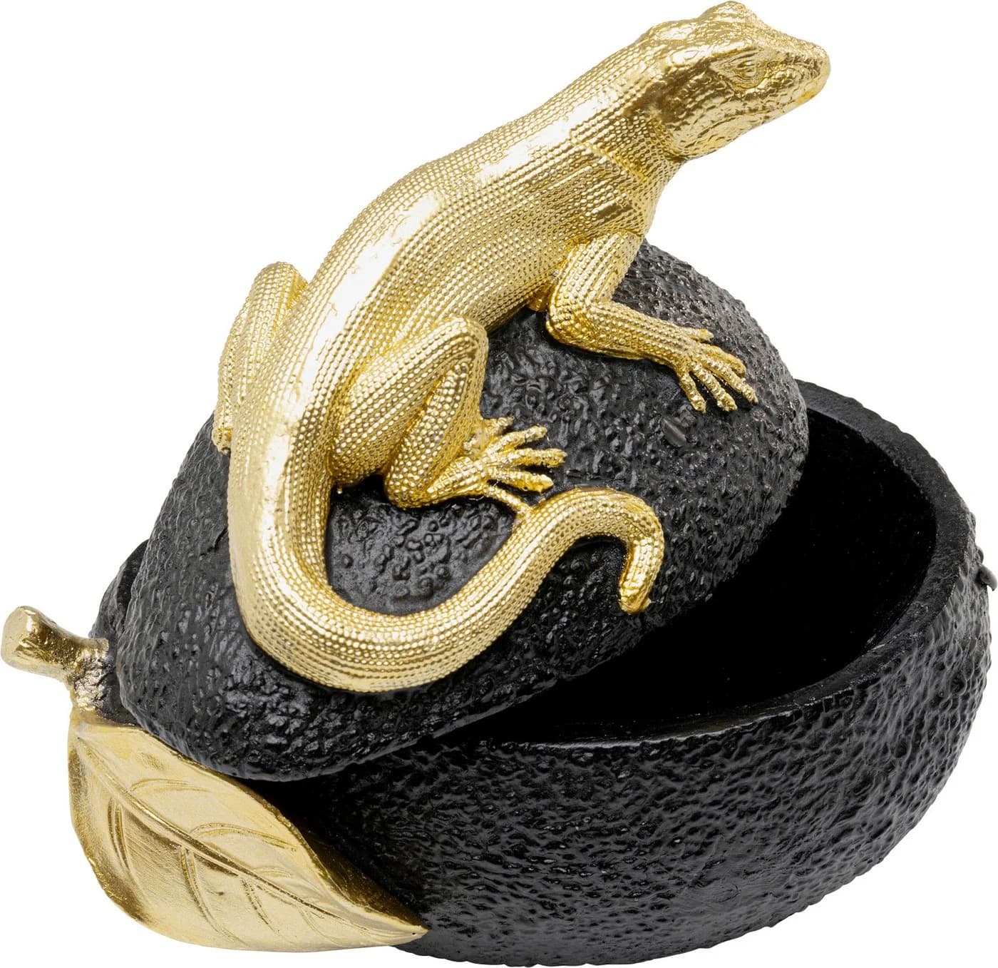 Kare Design Deko-Dose Avocado Lizard 15cm Grün/Gold - Bild 3