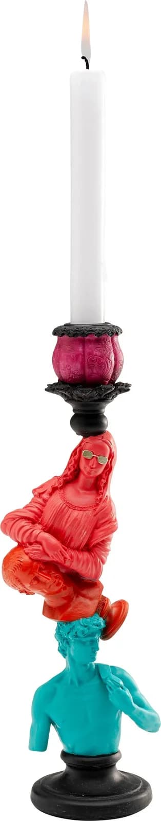 KARE DESIGN Balance Art Kerzenständer mehrfarbig Kunststein