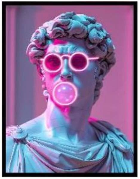 KARE LED Bild CHEEKY DAVID