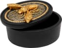 Kare Design Dekobox Schwarz Polyresin Aufbewahrungsbox Bild 3