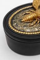 Kare Design Dekobox Schwarz Polyresin Aufbewahrungsbox Bild 4