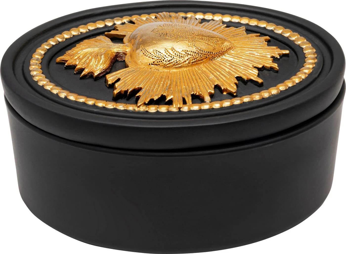 Kare Design Dekobox Schwarz Polyresin Aufbewahrungsbox - Bild 2