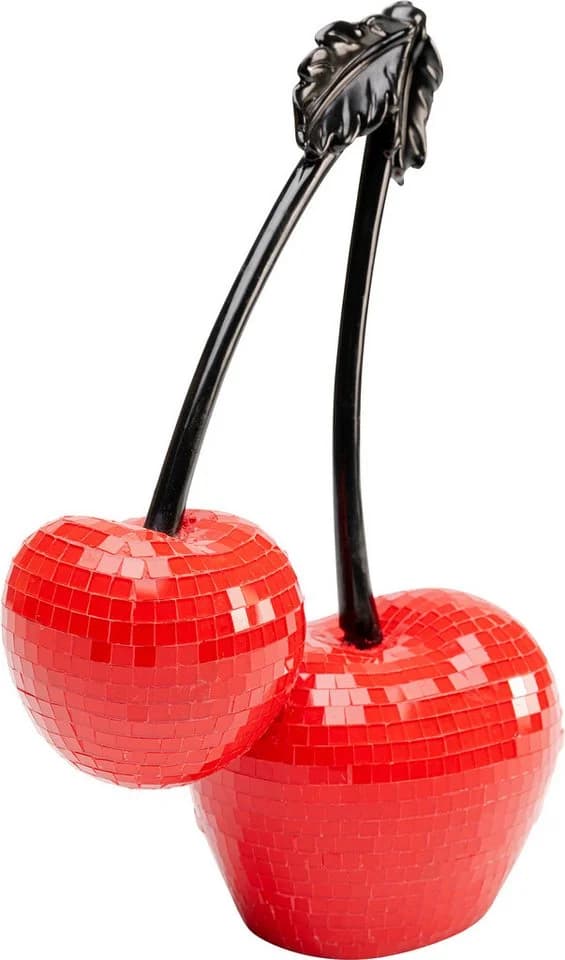 Kare Design Dekoobjekt Cherry Rot Mosaik Polyresin - Bild 4