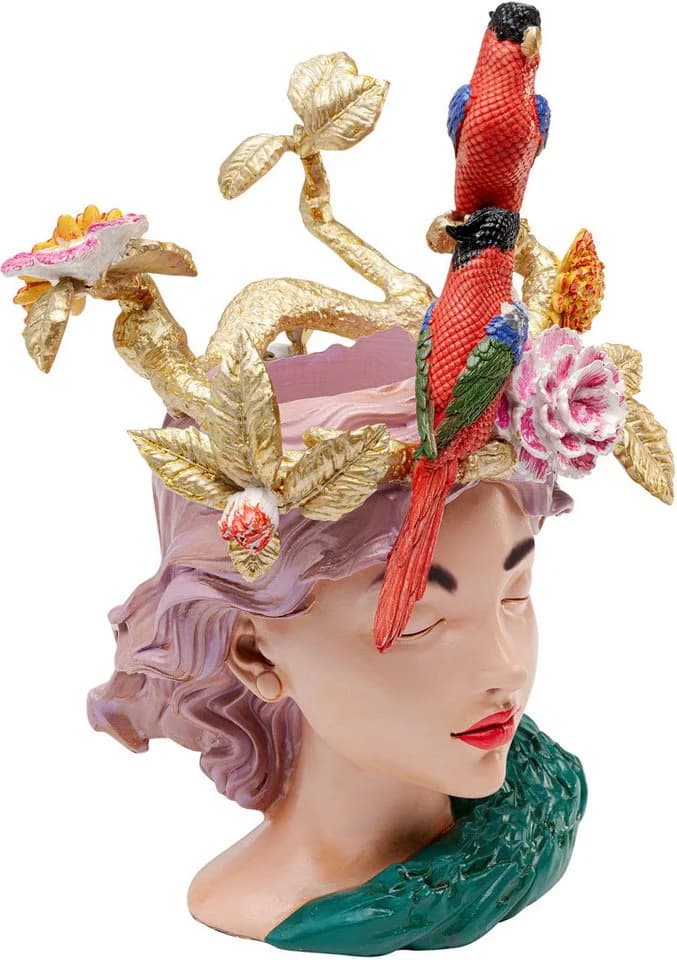 Kare Design Dekovase Paradise Lady Bunt Polyresin