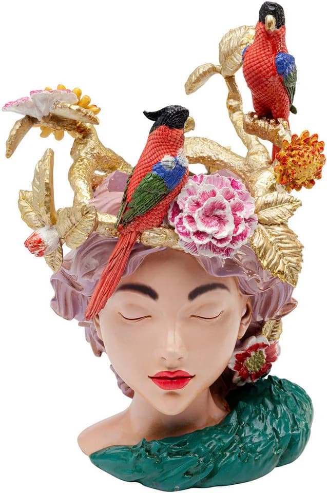 Kare Design Dekovase Paradise Lady Bunt Polyresin - Bild 2