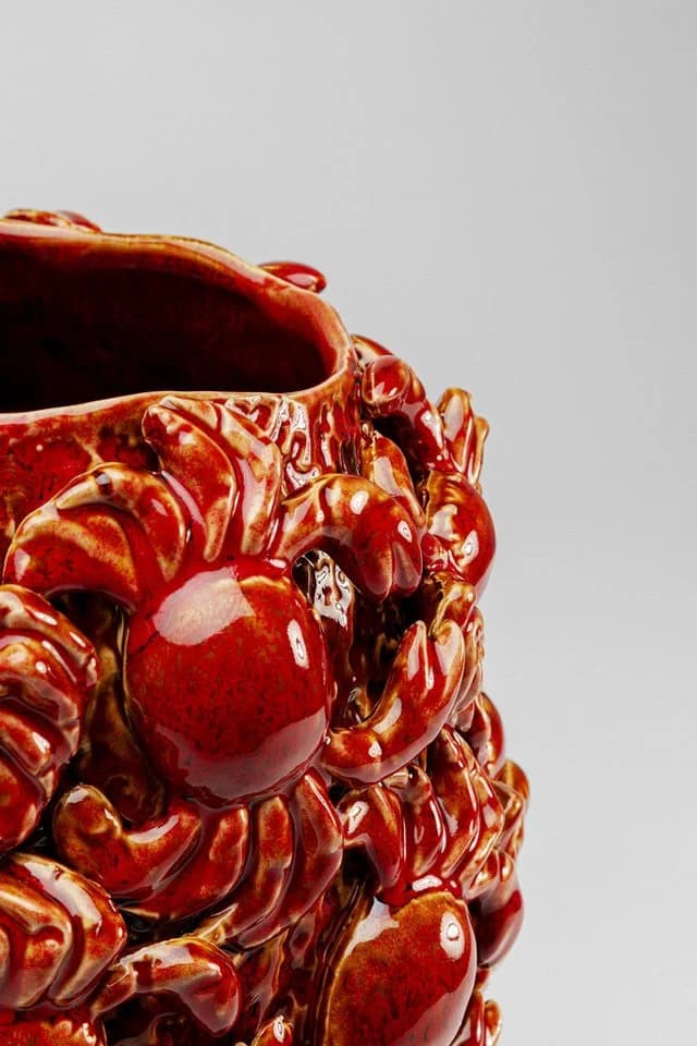 KARE DESIGN Dekovase Rot