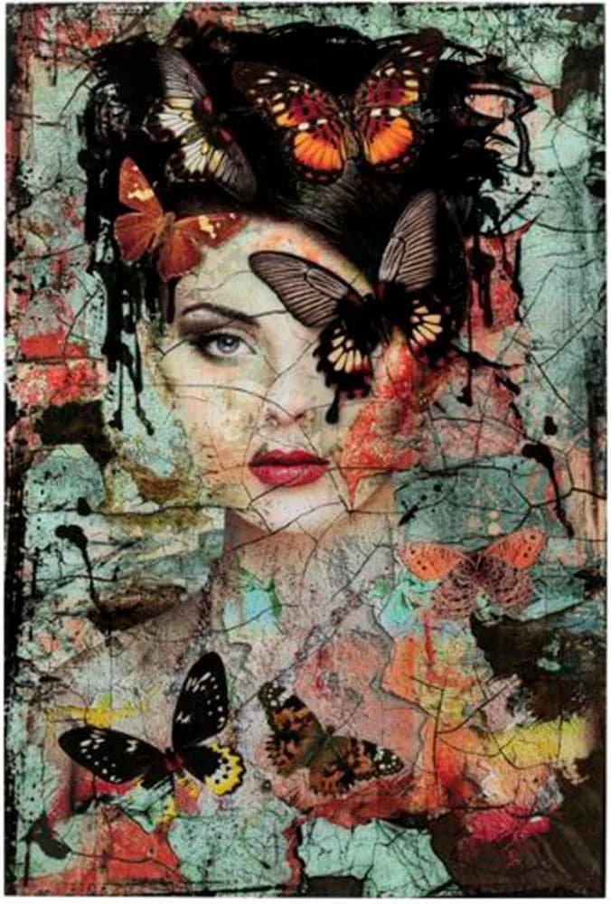 KARE DESIGN Glasbild Mehrfarbig Modernes Wanddekoration