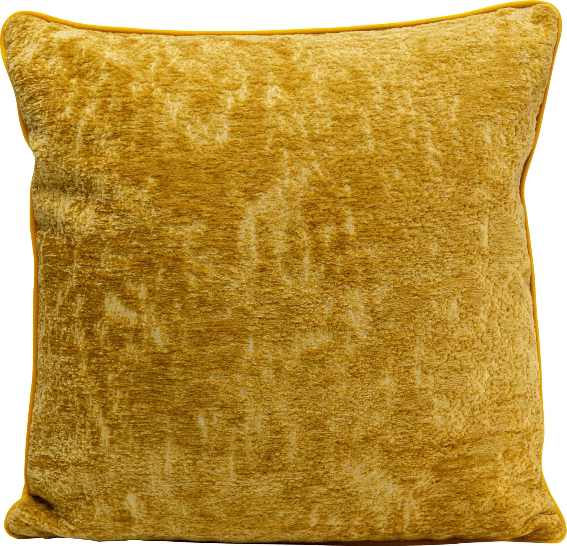 KARE DESIGN Dekokissen Royal Gelb 45x45 cm Polyester Baumwolle