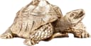 Kare Design Dekofigur Schildkröte Gold Bild 2