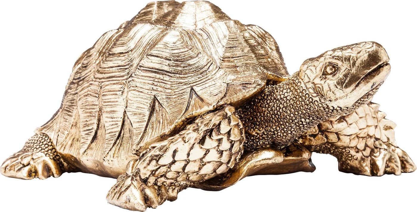 Kare Design Dekofigur Schildkröte Gold - Bild 2