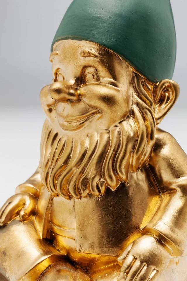 KARE DESIGN Dekofigur Zwerg Meditation Gold - Bild 5