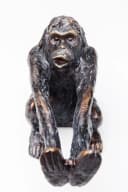 KARE DESIGN Buchstütze Monkey Set Schwarz Polyresin Bild 3