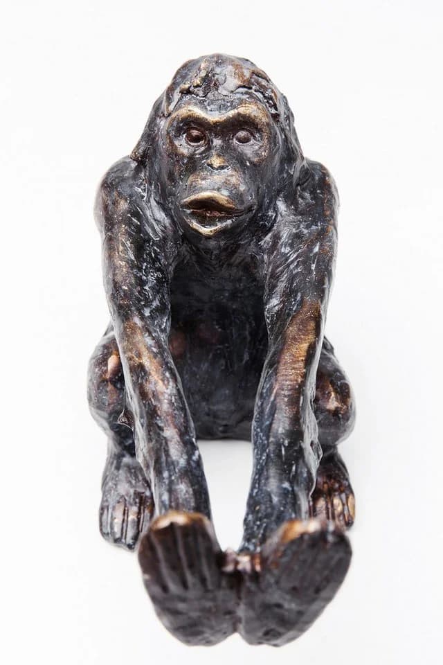 KARE DESIGN Buchstütze Monkey Set Schwarz Polyresin - Bild 3