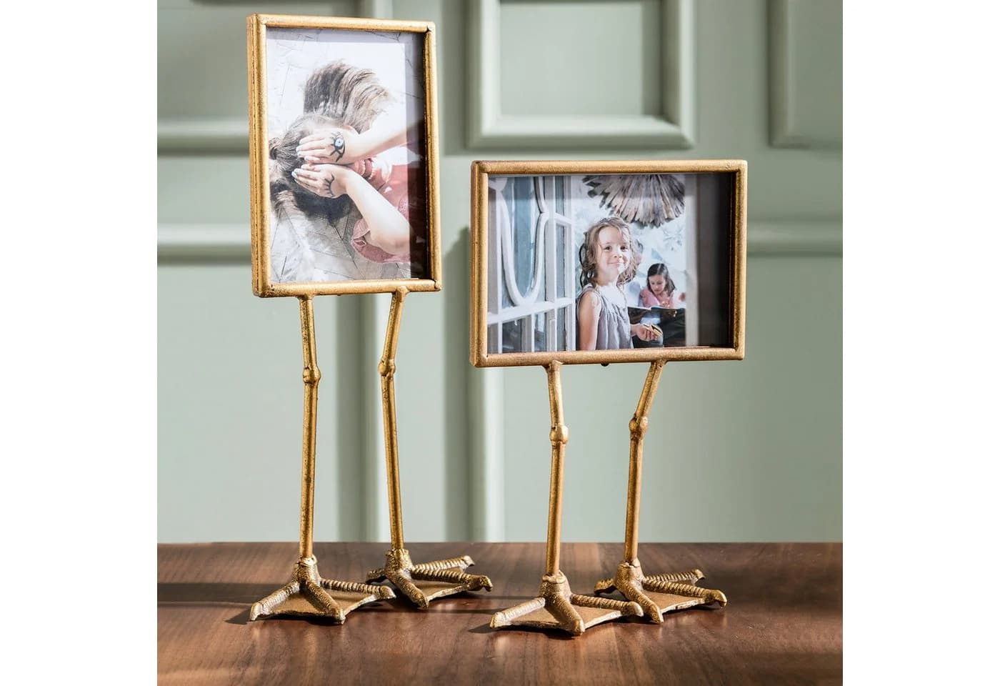 KARE DESIGN Bilderrahmen Duck Feet Horizont Gold