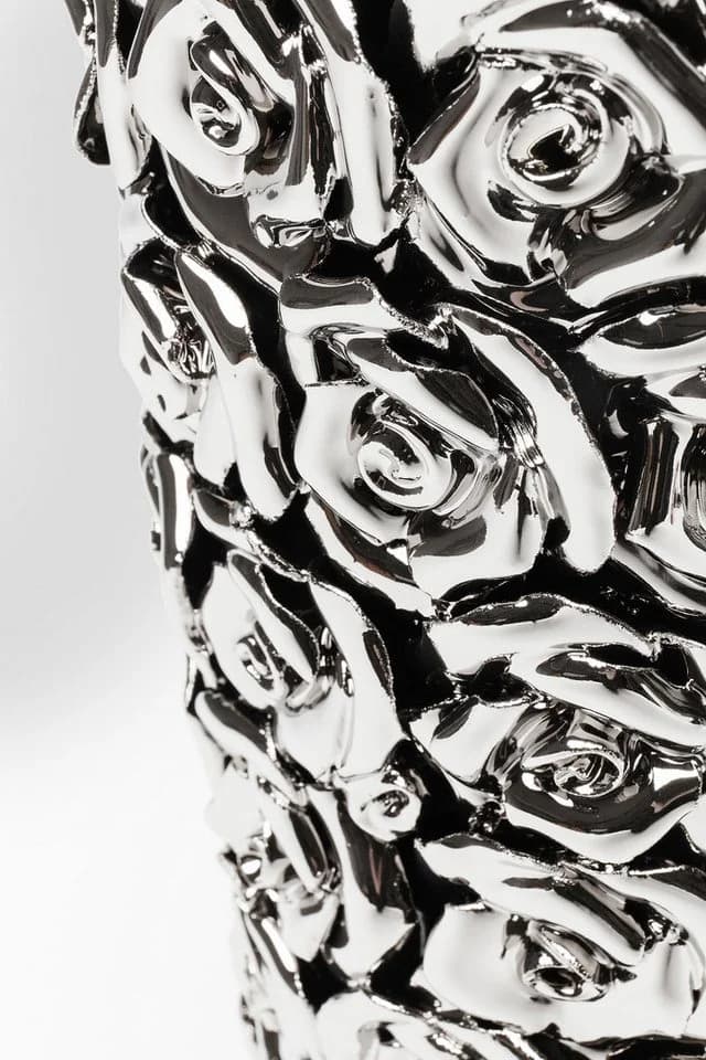 KARE DESIGN Tischvase Vase Rose Multi Chrom Big Silber - Bild 4