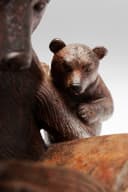 Kare Design Dekofigur Reading Bears Holzoptik Bild 4