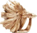 KARE DESIGN Dekofigur Betta Fish Gold Klein Polyresin Bild 2