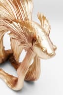 KARE DESIGN Dekofigur Betta Fish Gold Klein Polyresin Bild 3