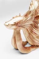 KARE DESIGN Dekofigur Betta Fish Gold Klein Polyresin Bild 4