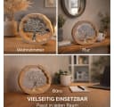 formano Skulptur Lebensbaum Silber und Braun Bild 5