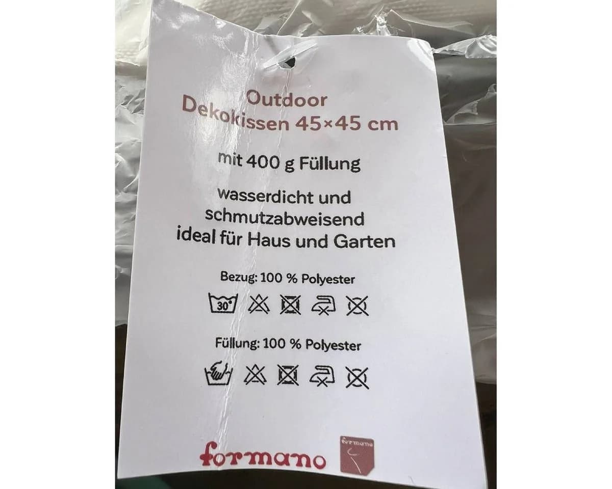 formano Outdoorkissen wetterfest 45x45cm verschiedene Motive - Bild 3