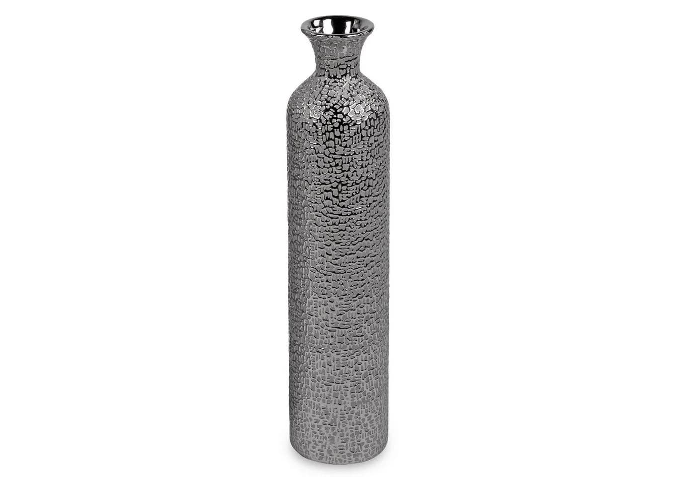 formano Bodenvase Helsinki Silber Grau Keramik 52cm - Bild 2