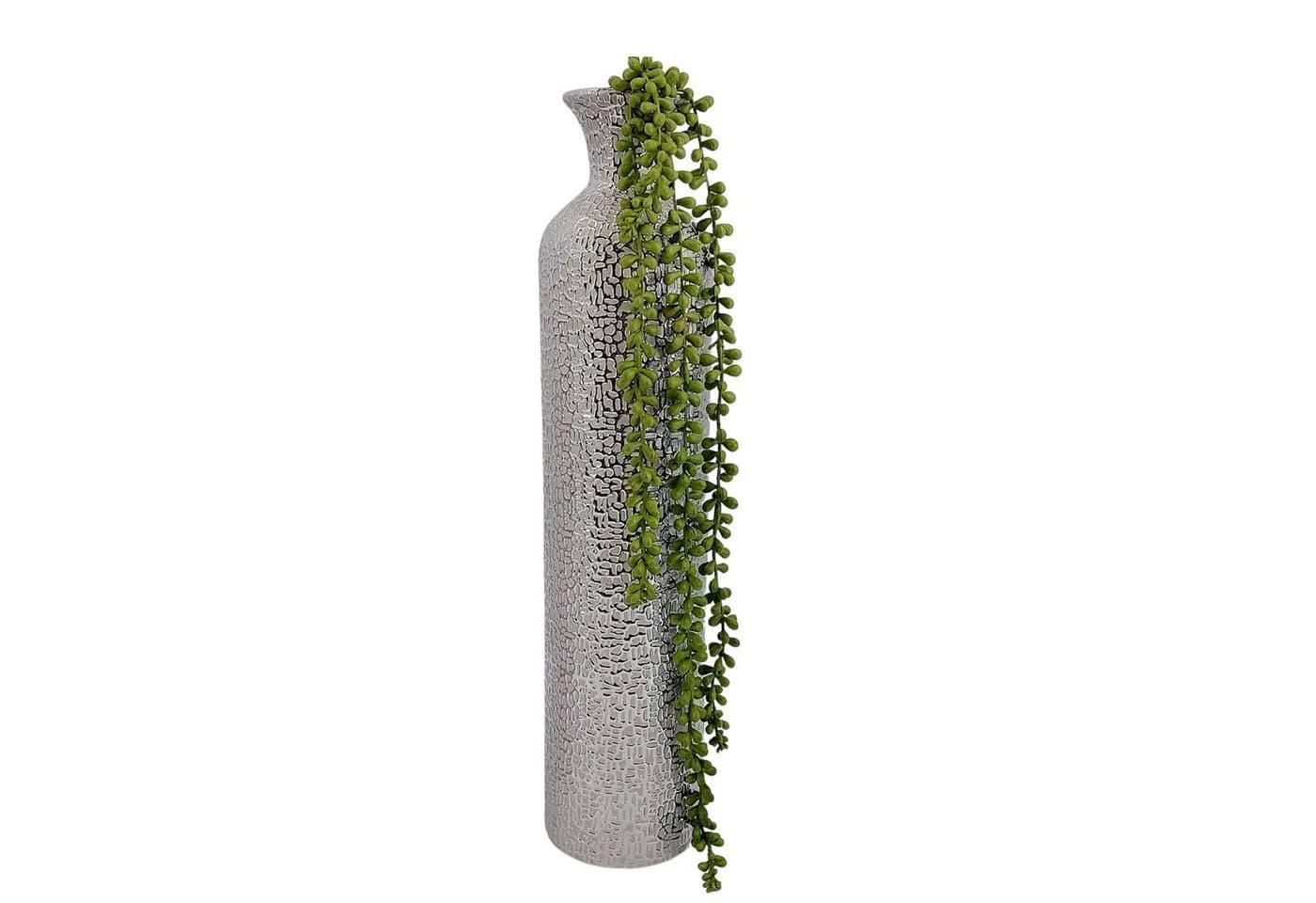 formano Bodenvase Helsinki Silber Grau Keramik 52cm - Bild 3