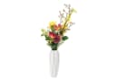formano Bodenvase Basic Weiß Relief Bild 1