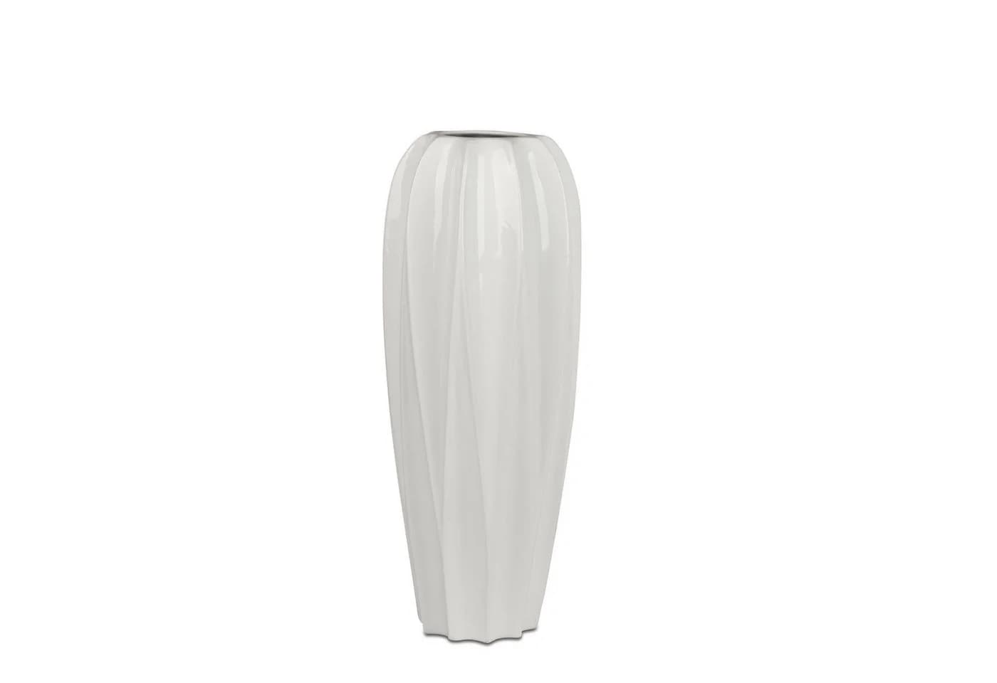 formano Bodenvase Basic Weiß Relief - Bild 2