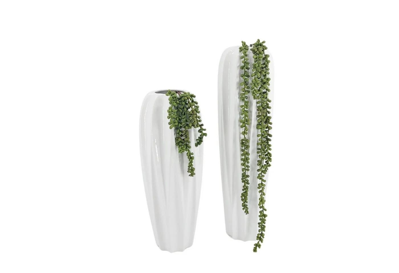 formano Bodenvase Basic Weiß Relief - Bild 5
