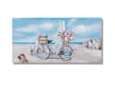 formano Wandbild „Fahrräder am Strand“ auf Leinwand 30x60cm Bild 2