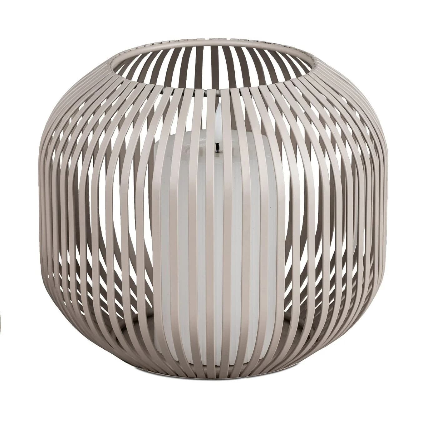 formano Windlicht Stäbe Grau Metall Kugelform - Bild 2