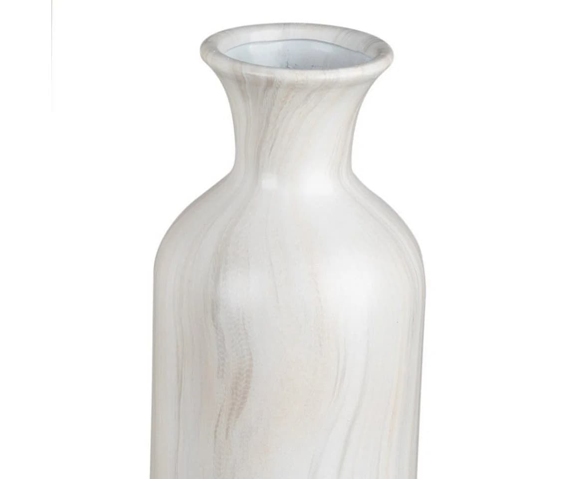 formano Bodenvase Marmor Creme Keramik - Bild 3