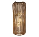formano Solarlaterne Garten Rattan-Look 3 LED Birnen 60cm Bild 2